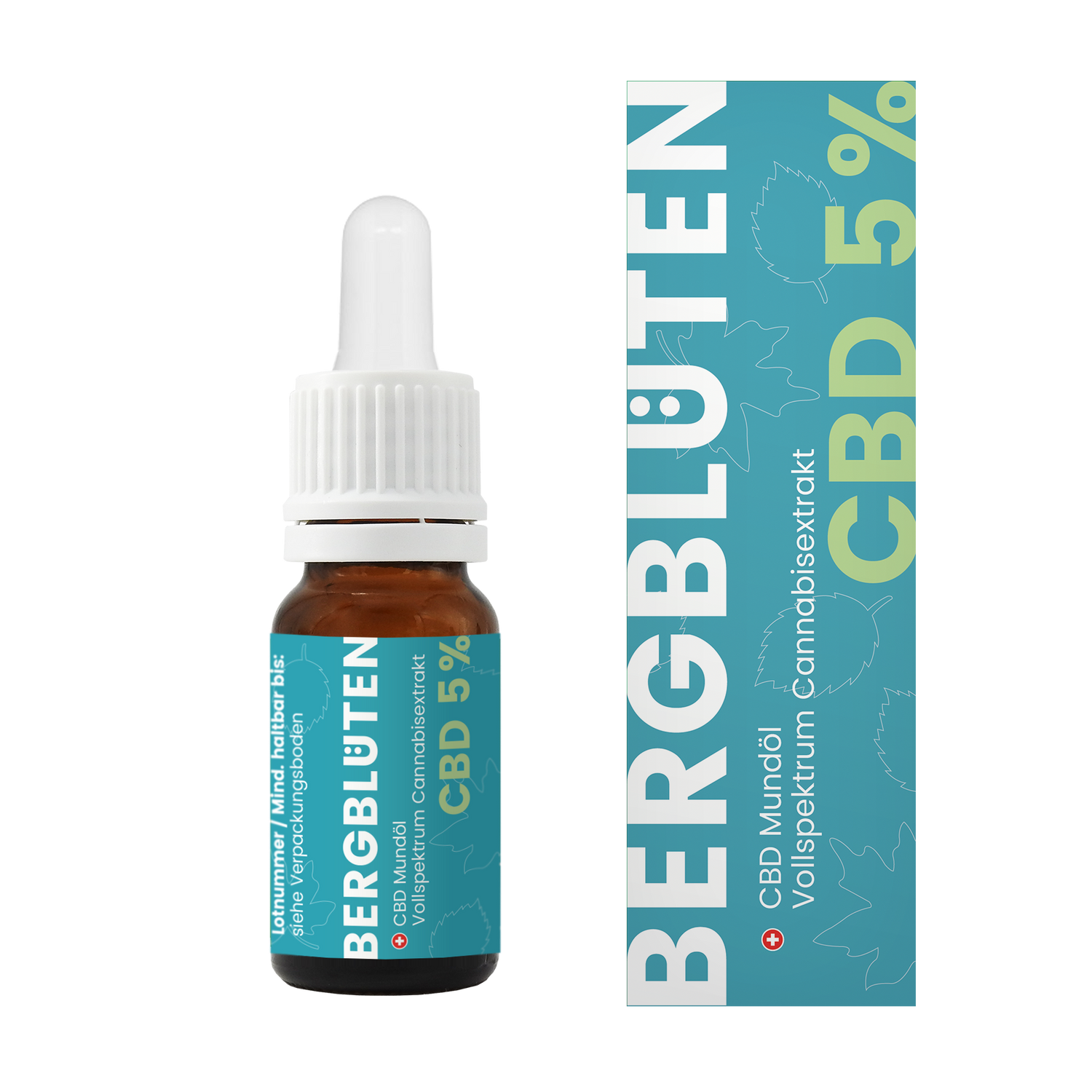 BergBlüten CBD Mundöl 5% - 10ml - Haltbar bis 09.2026