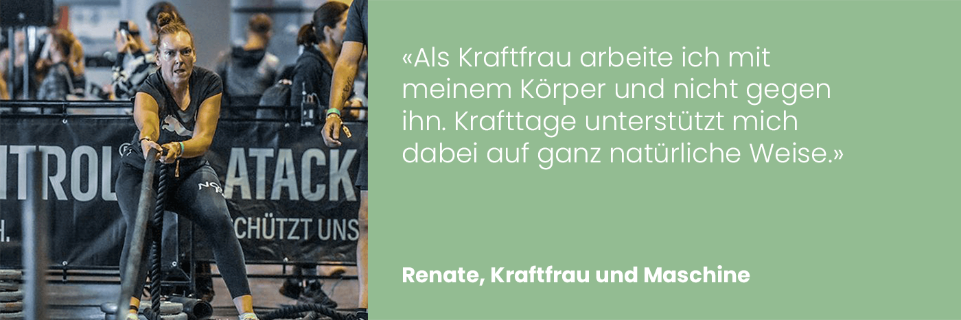 Krafttage für Frauen Sportlerin